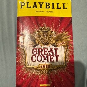 The Great Comet Playbill